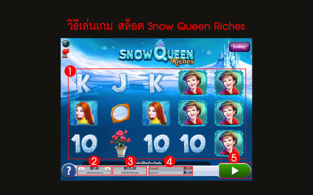 กฎกติกา วิธีเล่น Snow Queen Riches Slot